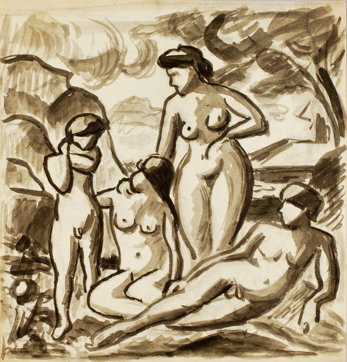 Skupina aktů od Carl Newman