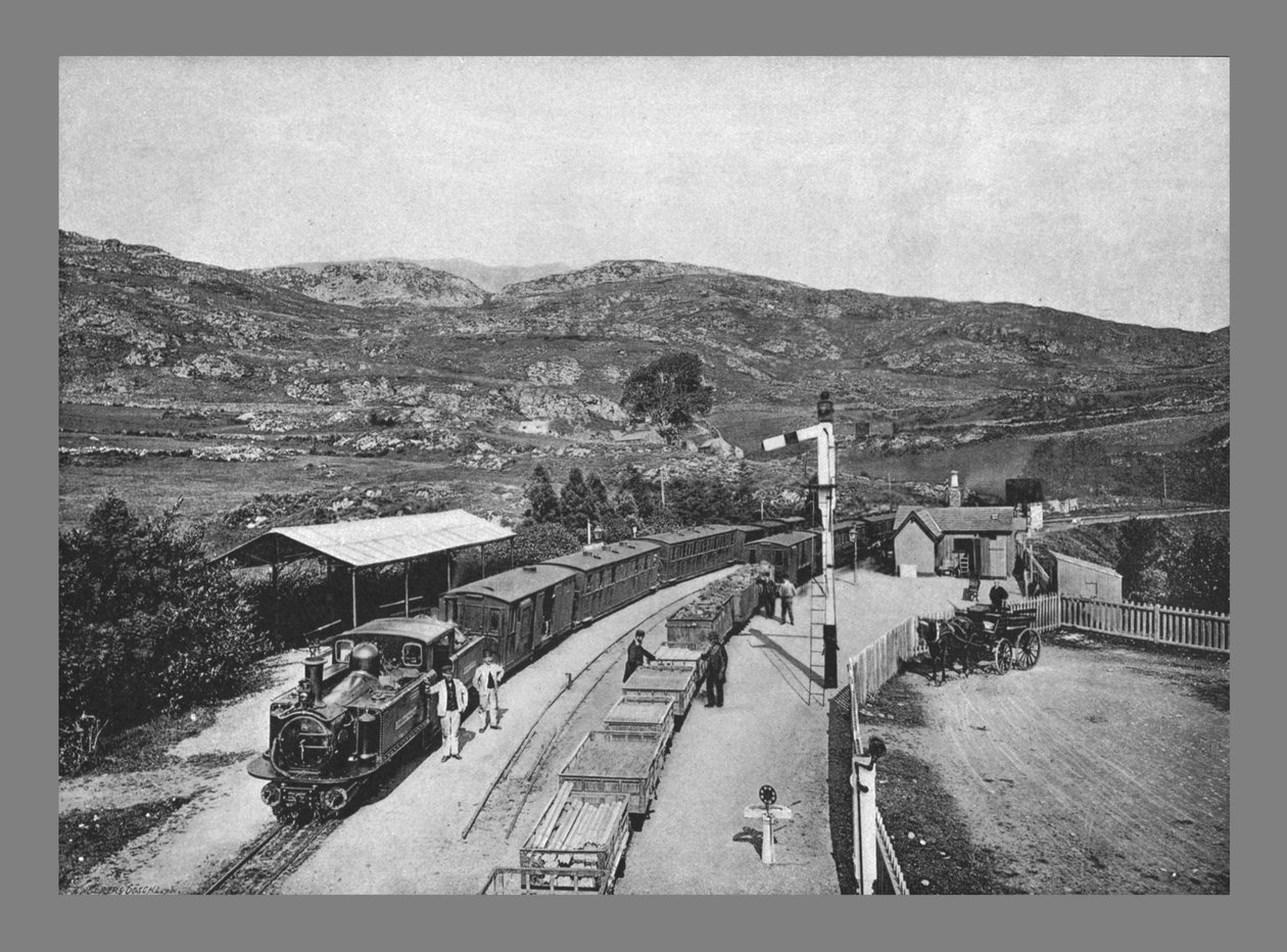 Ffestiniog Railway: Tan-Y-Bwlch Station, c1900 od Carl Norman