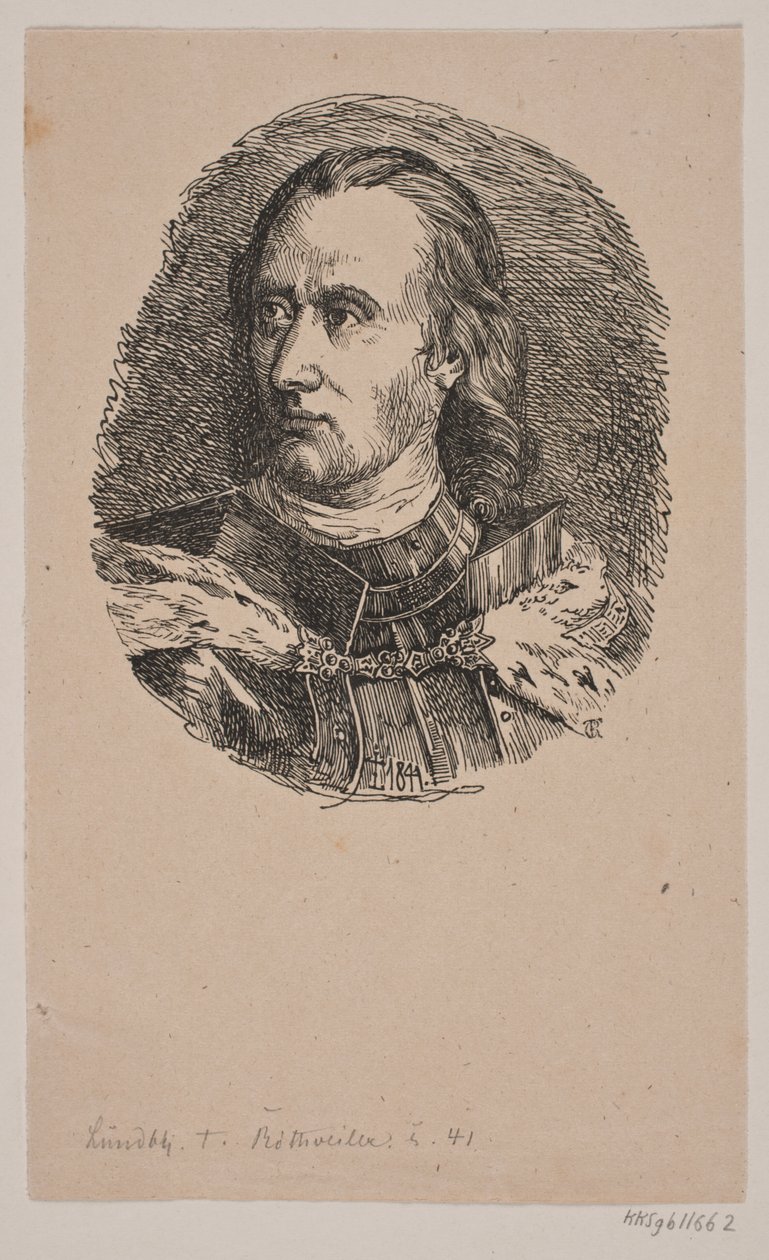 král Hans od Carl Peter Theodor Rothweiler