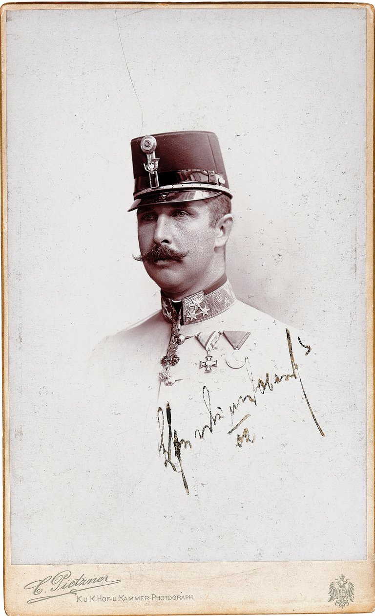 Arcivévoda Franz Ferdinand Rakouský, 1902. od Carl Pietzner