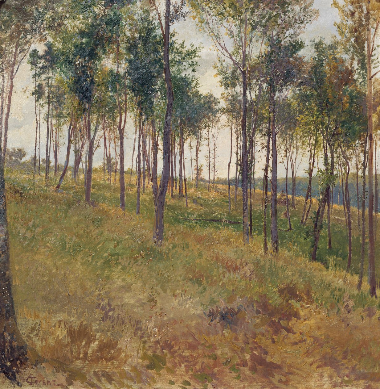 Motiv lesa u Kritzendorfu od Carl Raimund Lorenz