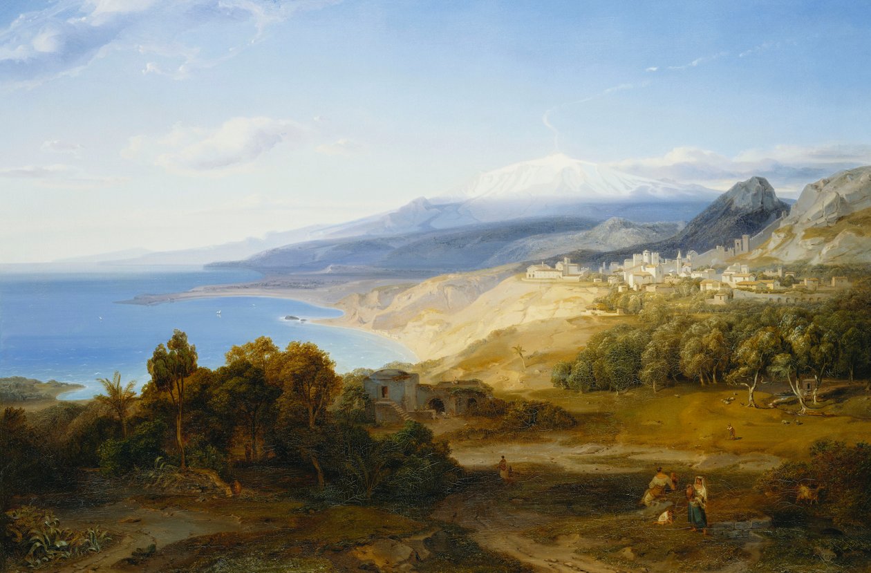 Taormina, od Carl Rottmann