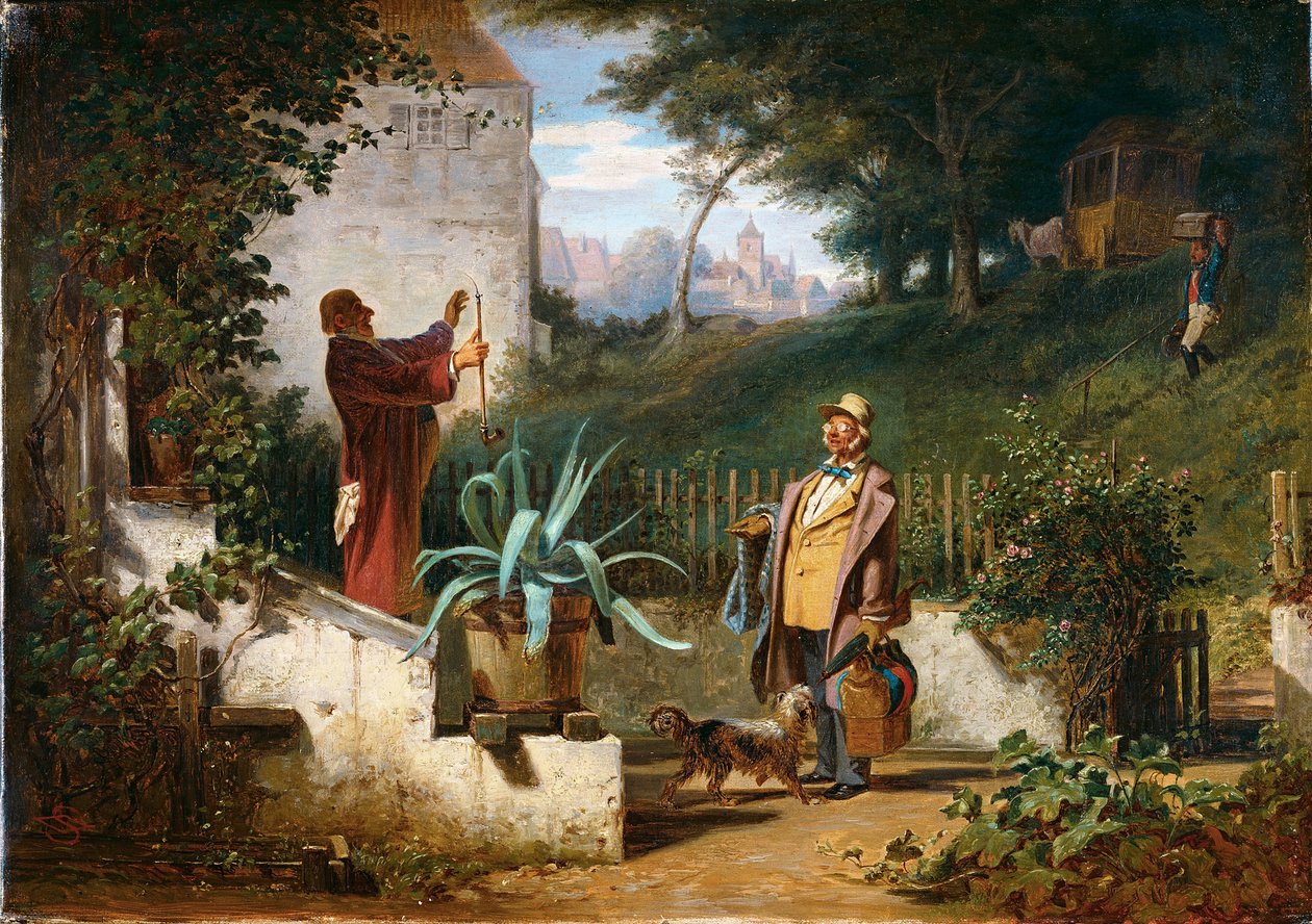 Kamarádi z dětství od Carl Spitzweg