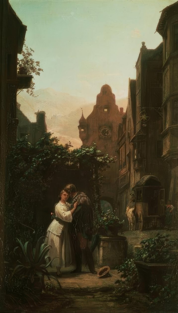 Sbohem od Carl Spitzweg