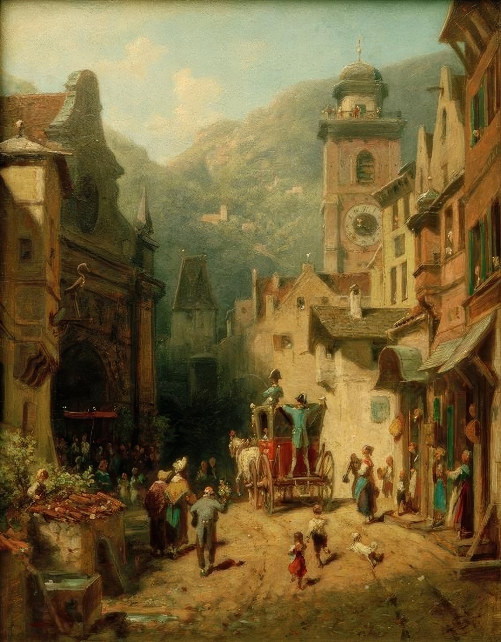 Návštěva otce vlasti od Carl Spitzweg