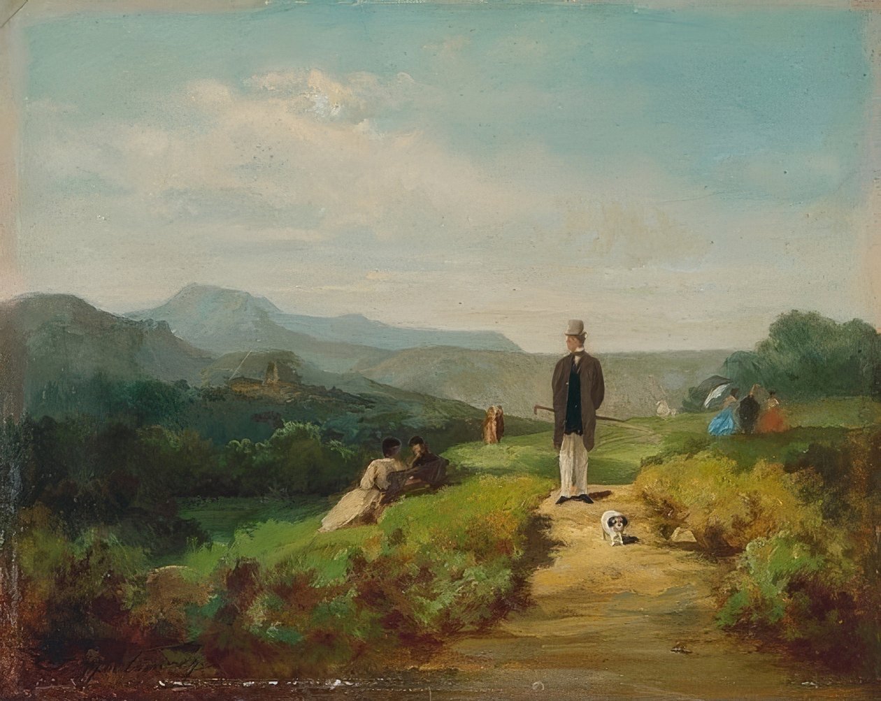 Panoš (The Hagestolz) od Carl Spitzweg