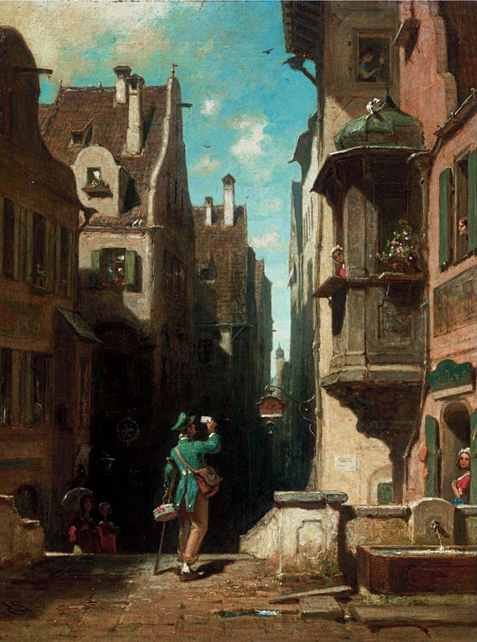 Listonoš od Carl Spitzweg