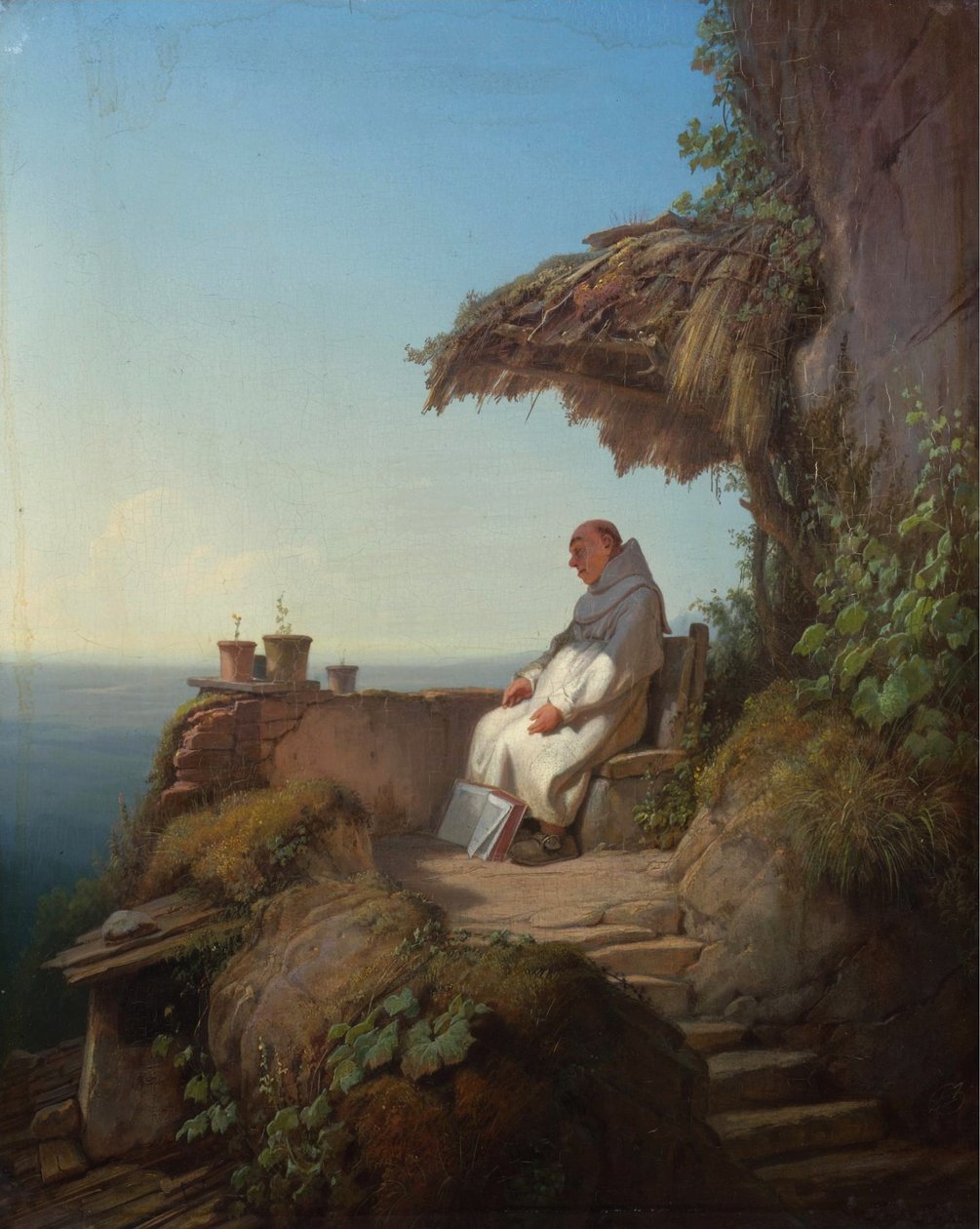 Poustevník, který usnul od Carl Spitzweg