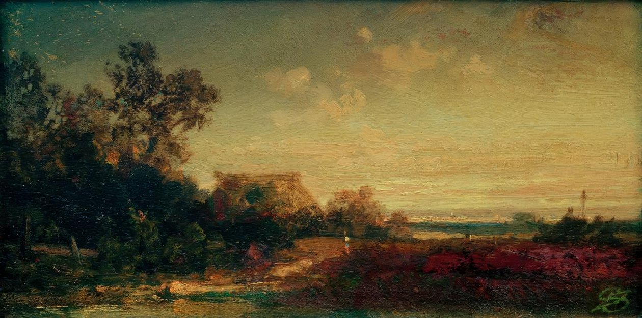 Mechová chýše od Carl Spitzweg