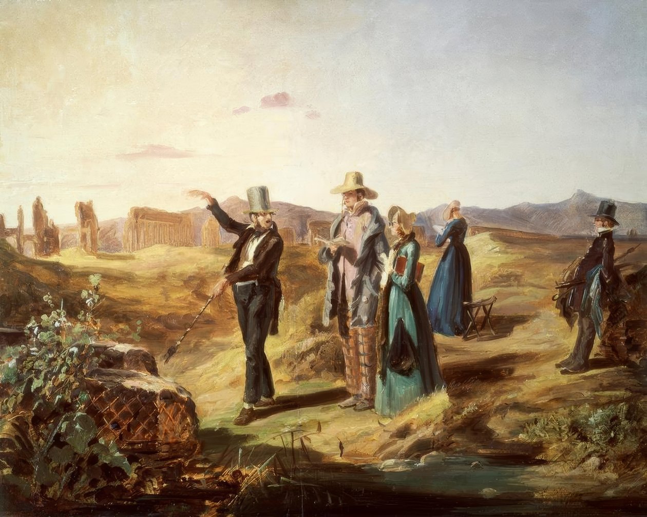 Angličtina v Campagna od Carl Spitzweg