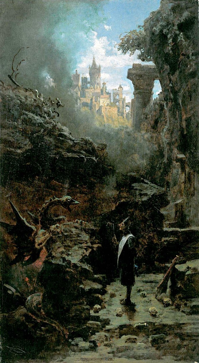 Kouzelník od Carl Spitzweg