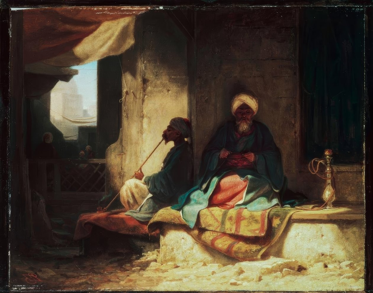 Na tureckém bazaru od Carl Spitzweg