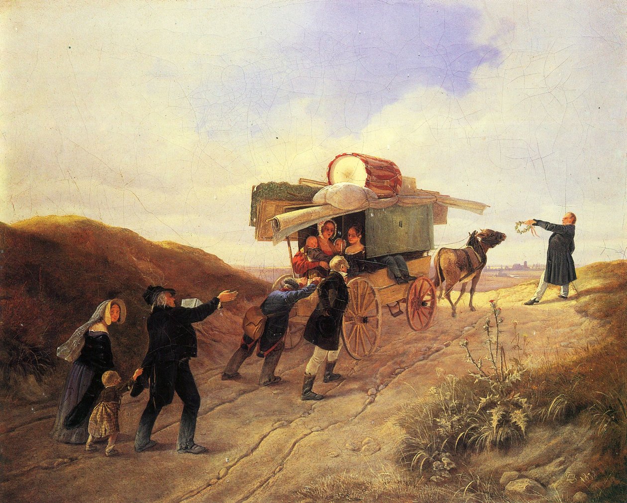 Cestující komici od Carl Spitzweg