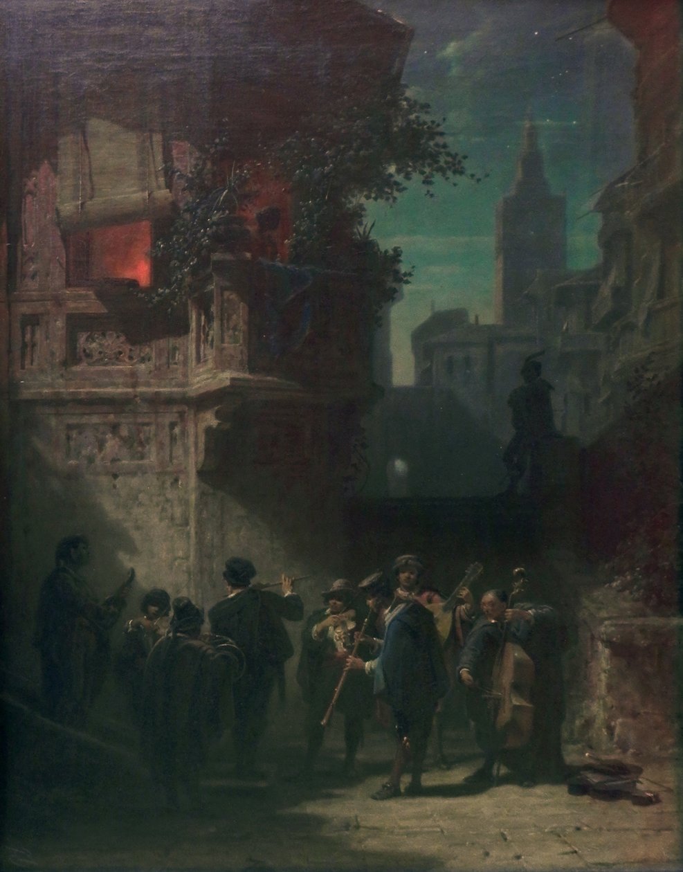 Španělská serenáda od Carl Spitzweg