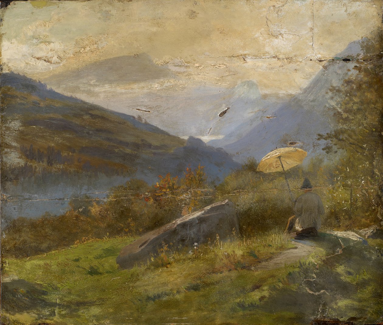 Malíř, kolem roku 1860 od Carl Spitzweg