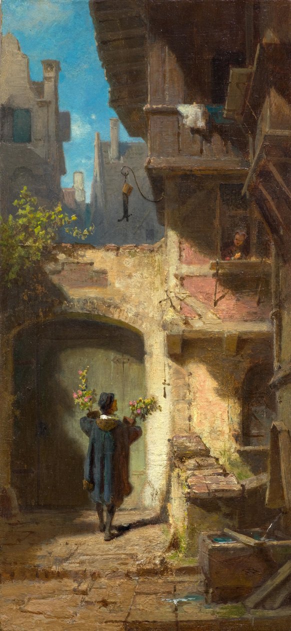 The Well-Wisher, asi 1860. od Carl Spitzweg