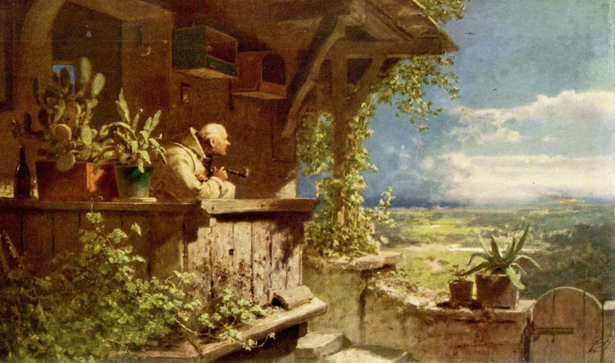 Podezřelý kouř od Carl Spitzweg