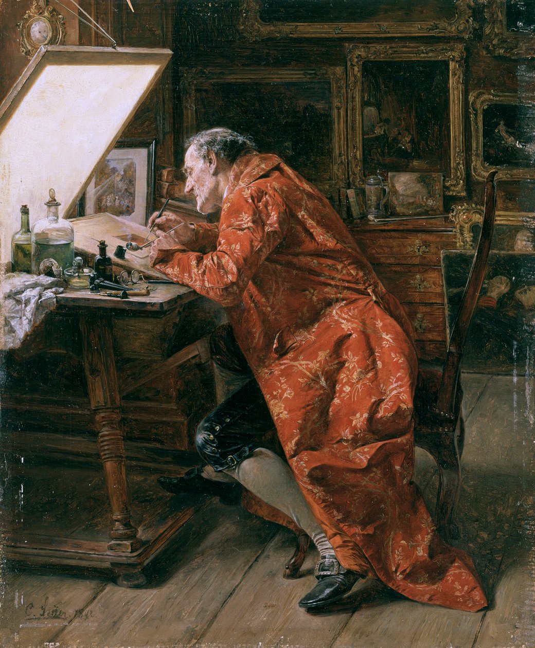 "Lettán", 1892 od Carl Wilhelm Anton Seiler