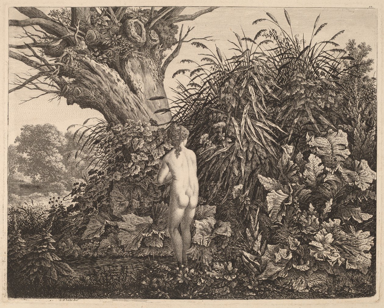 Koupací panna od Carl Wilhelm Kolbe