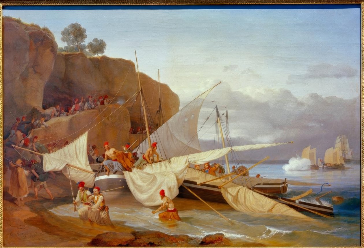 Řečtí piráti na útěku od Carl Wilhelm von Heideck