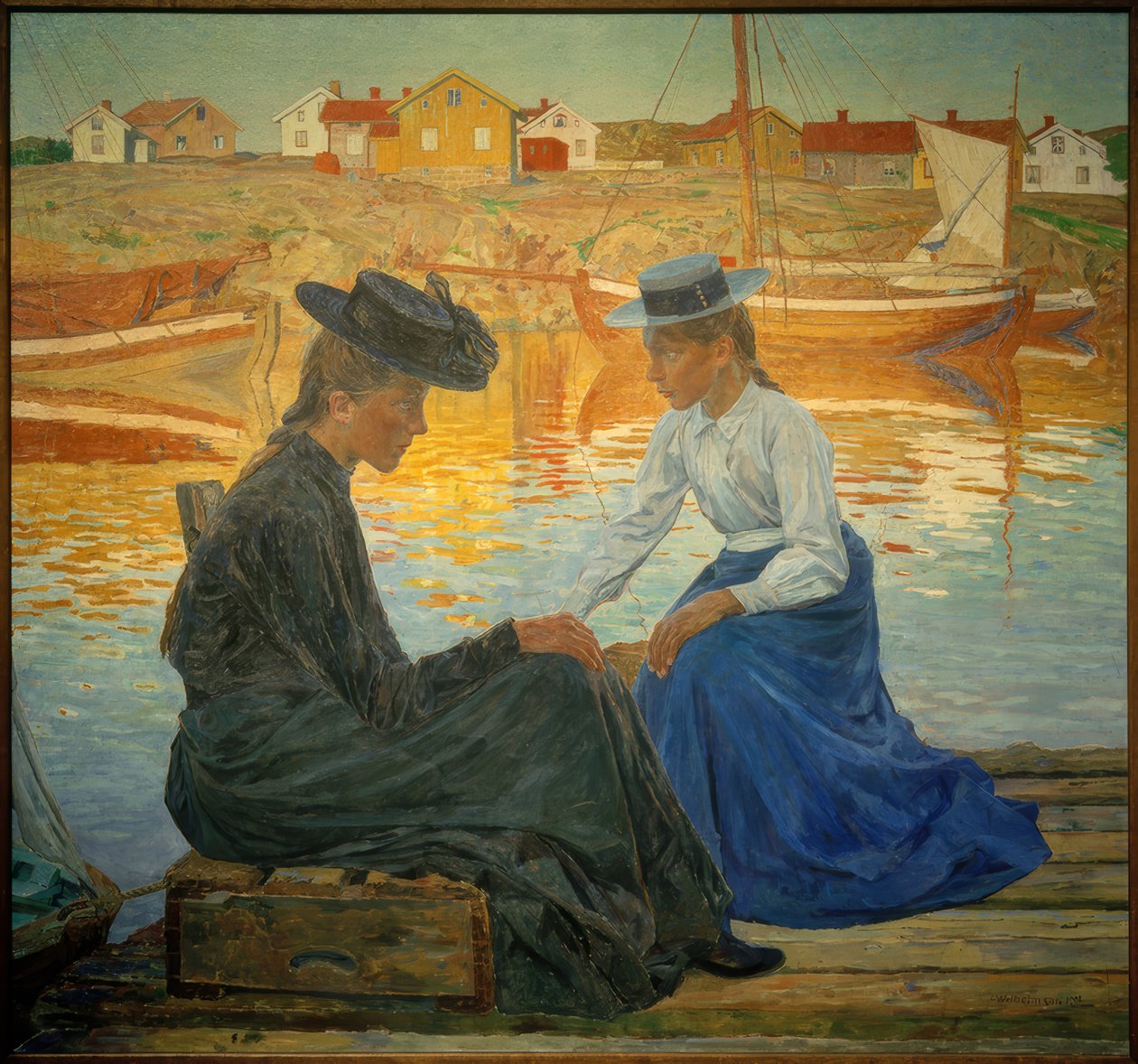 Zátoka od Carl Wilhelm Wilhelmson