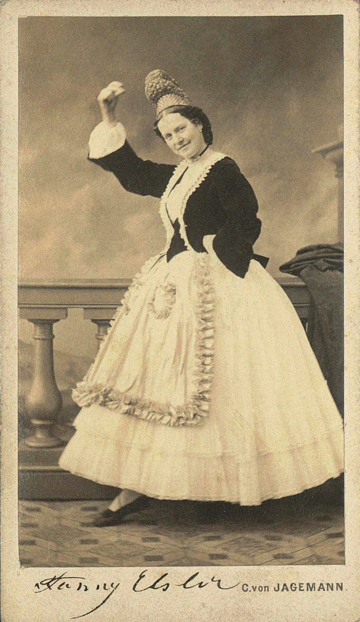 Fanny Elßler, 1870. od Carl von Jagemann