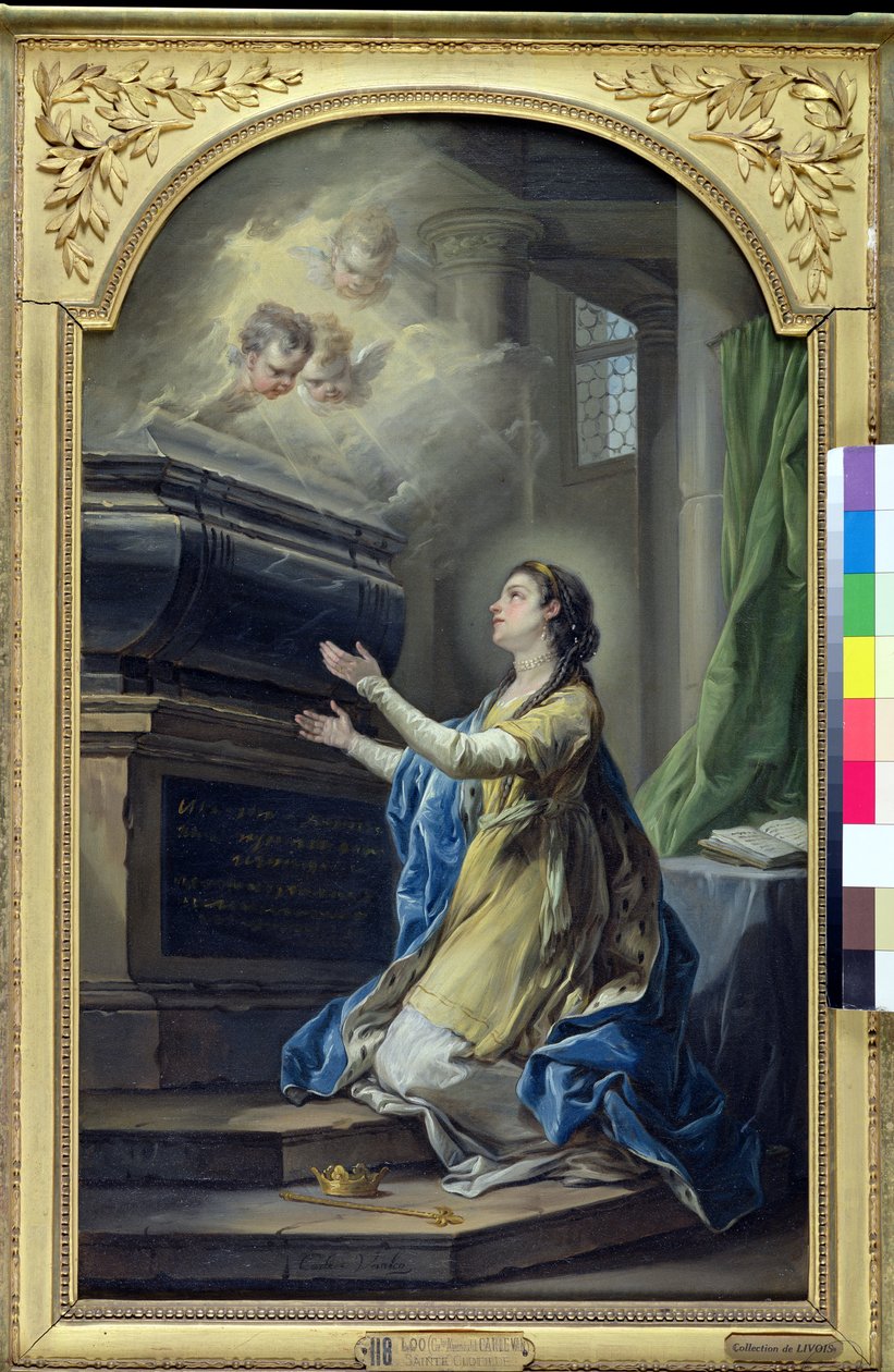 Svatá Clotilda (474–545) od Carle van Loo