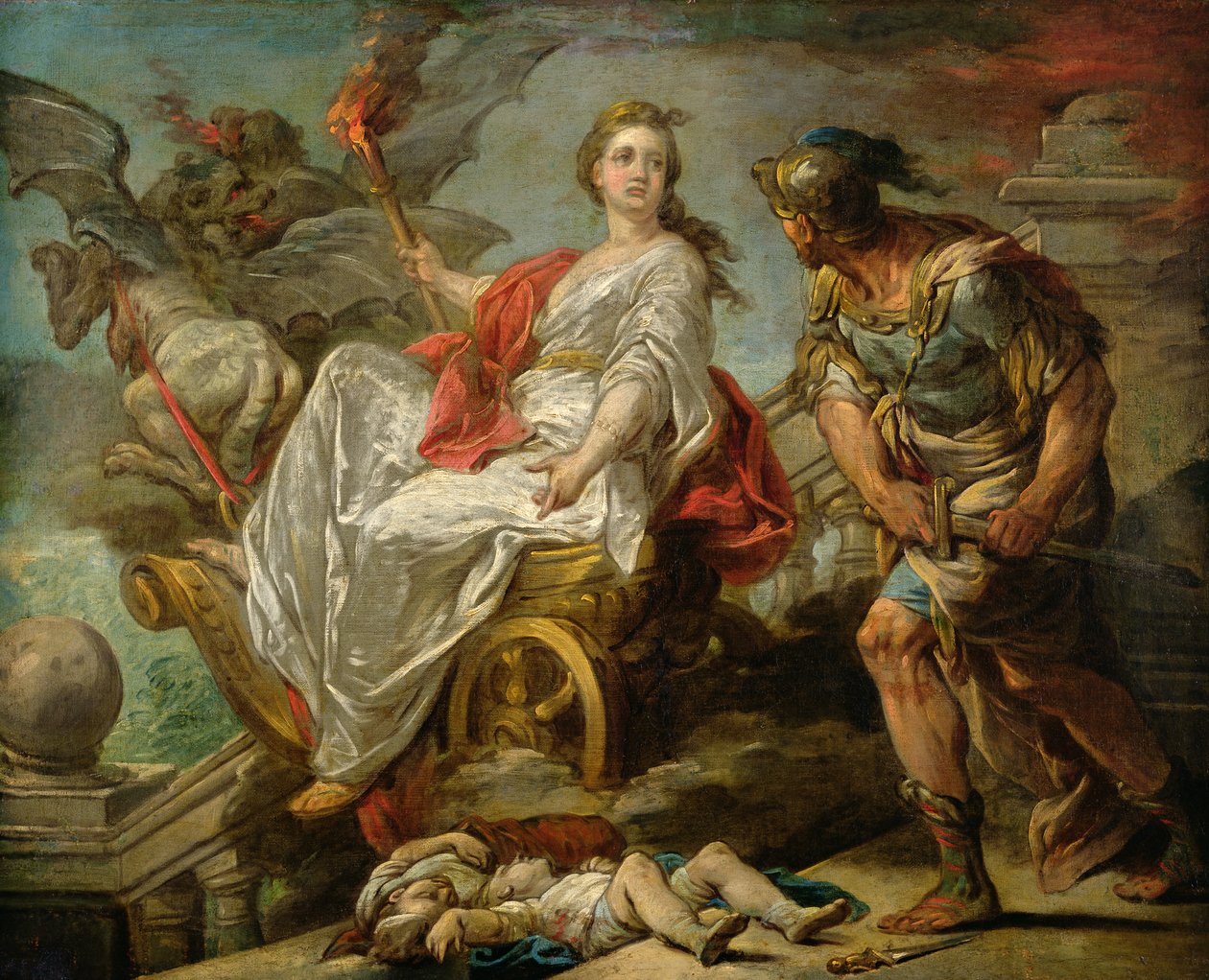 Jason a Médea od Carle van Loo