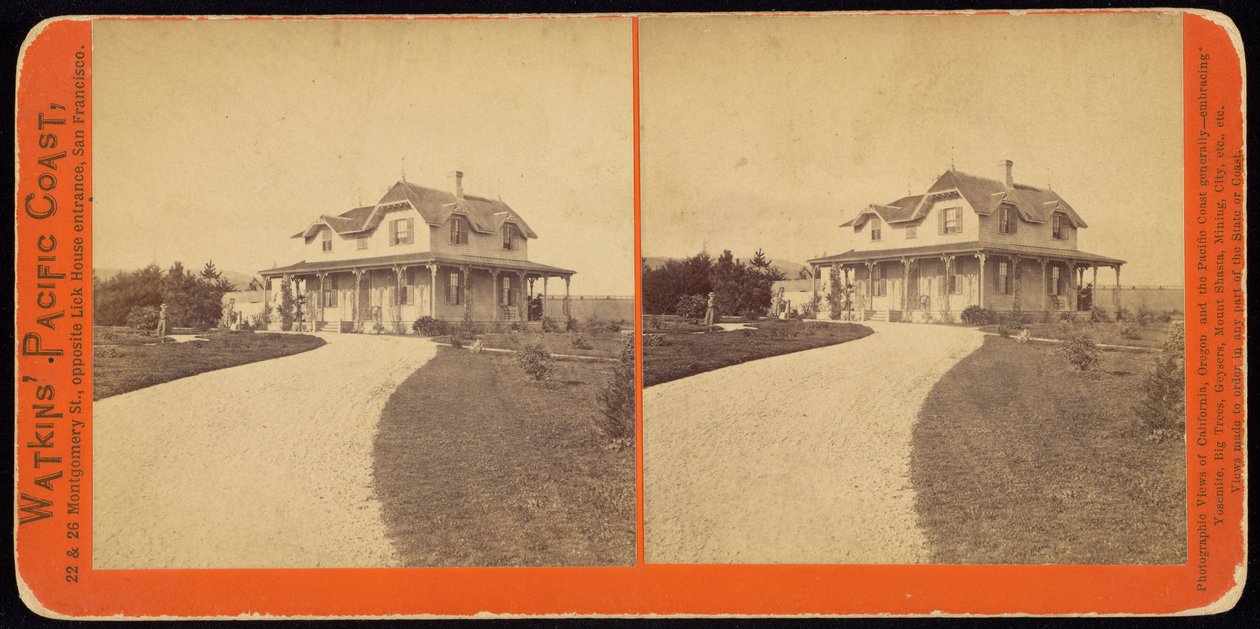 (Neidentifikované bydliště, pravděpodobně v Kalifornii) od Carleton E. Watkins