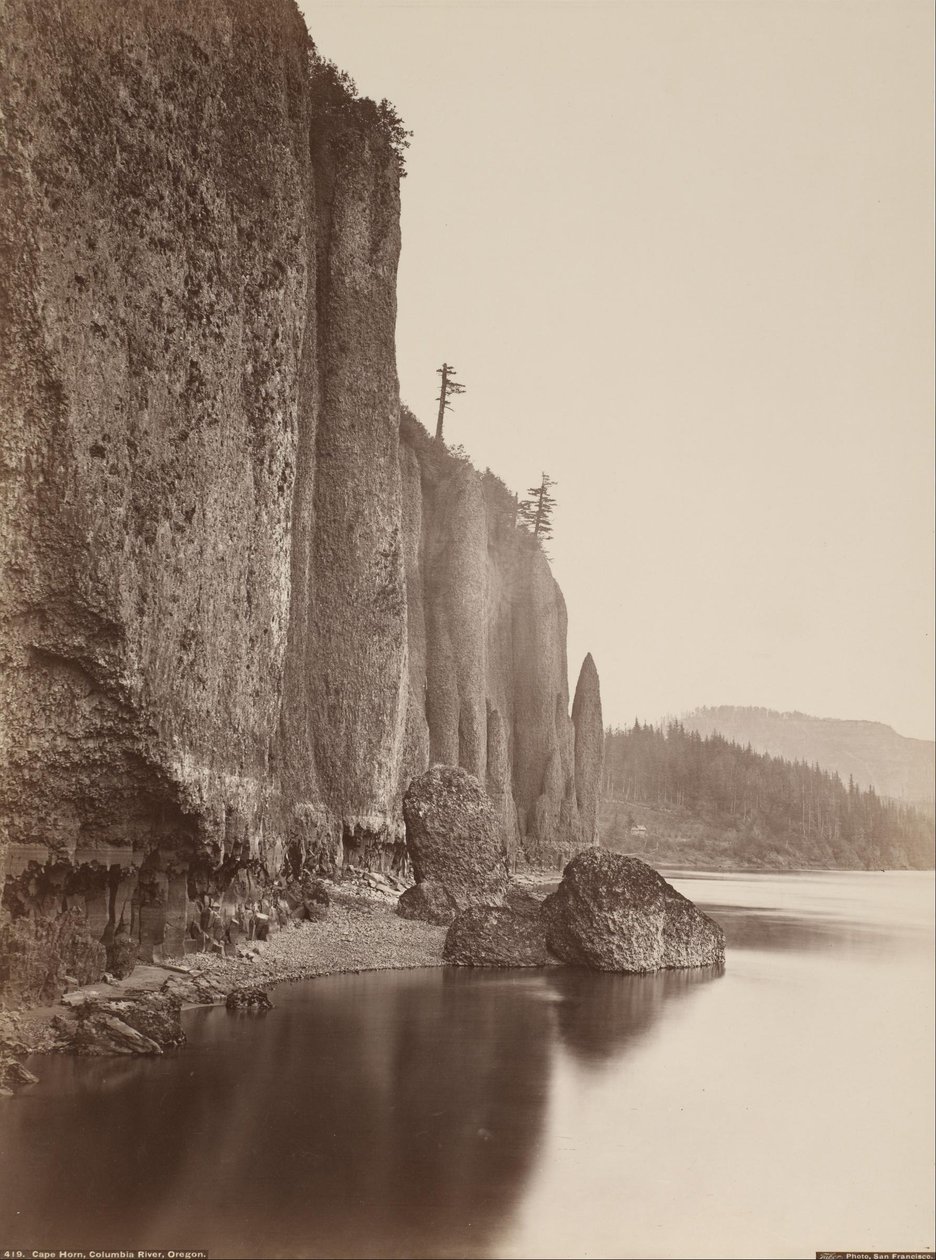 Cape Horn, řeka Columbia, Oregon od Carleton E. Watkins