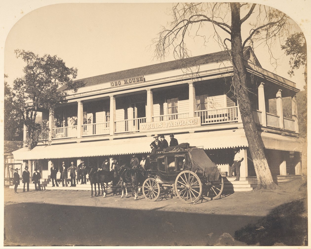 Dům Oso od Carleton E. Watkins