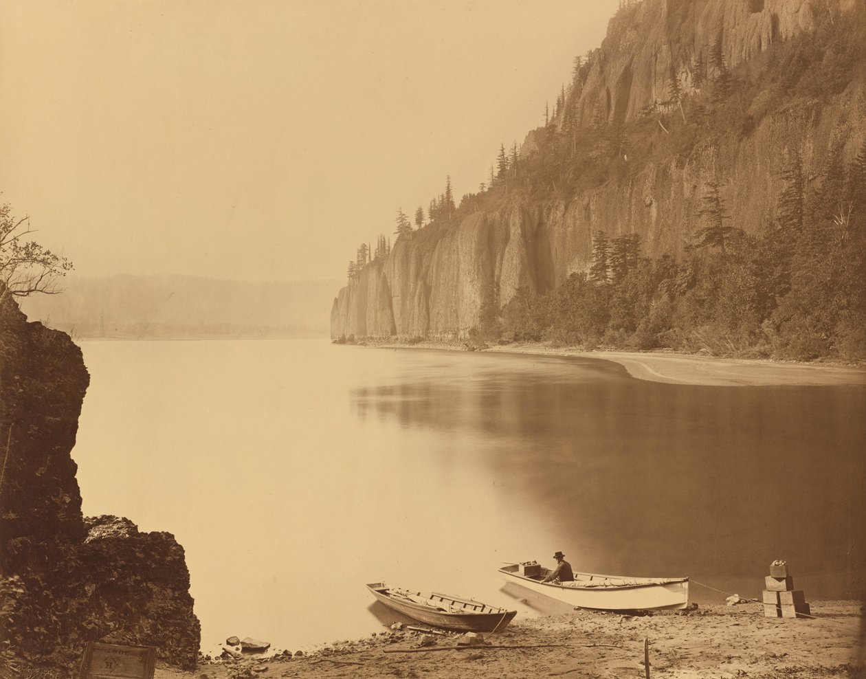 Cape Horn, řeka Columbia od Carleton E. Watkins