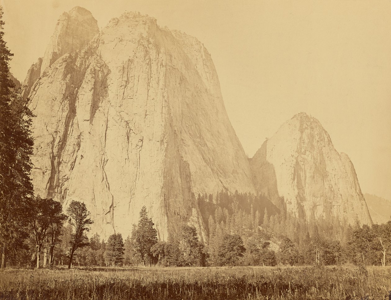 [Katedrální skály, 2600 stop vysoké] od Carleton Watkins
