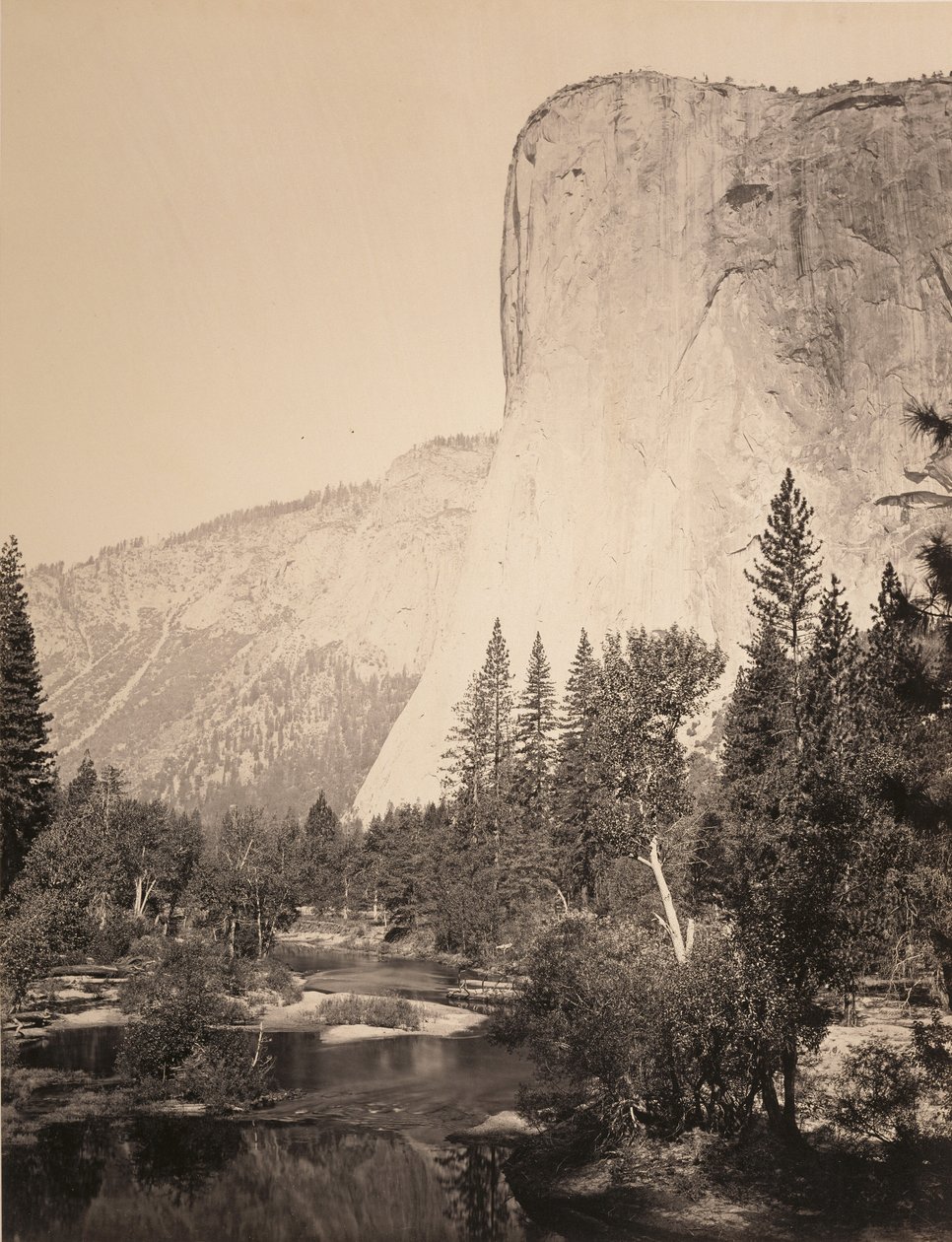 El Capitan (3600 stop) Yosemity od Carleton Watkins