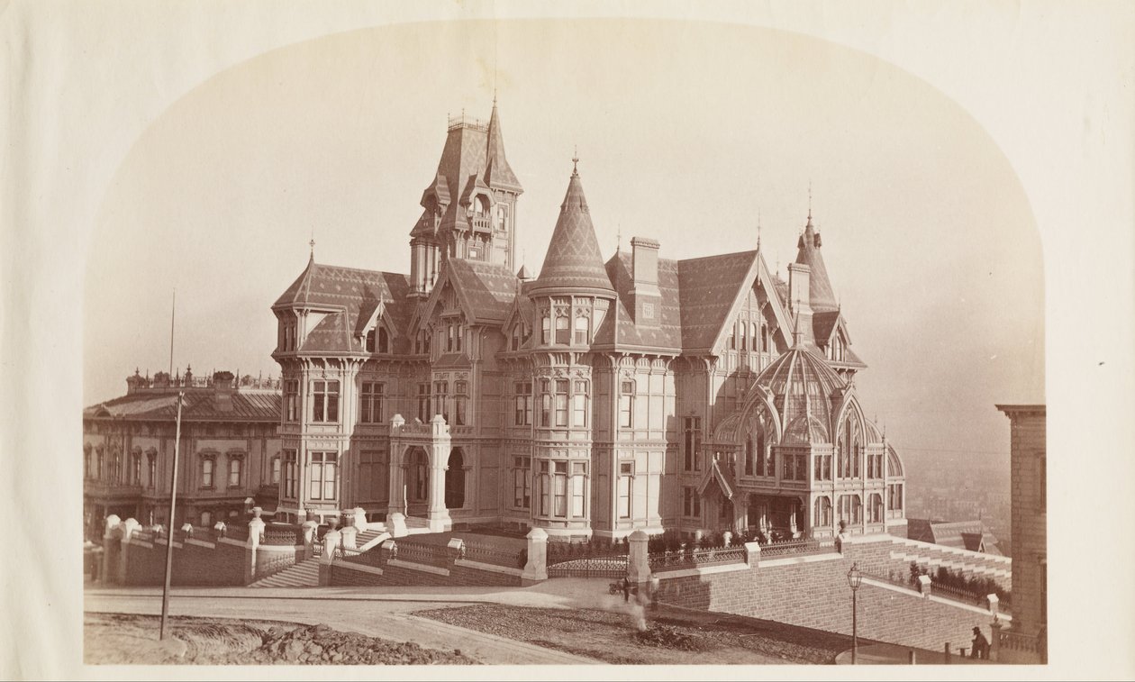Sídlo paní Hopkins S.F. od Carleton Watkins