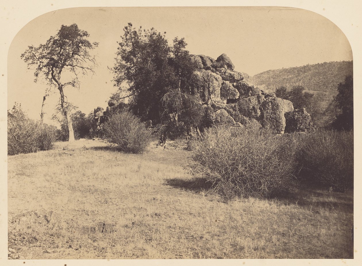 [Tower Rock - severní pohled] od Carleton Watkins