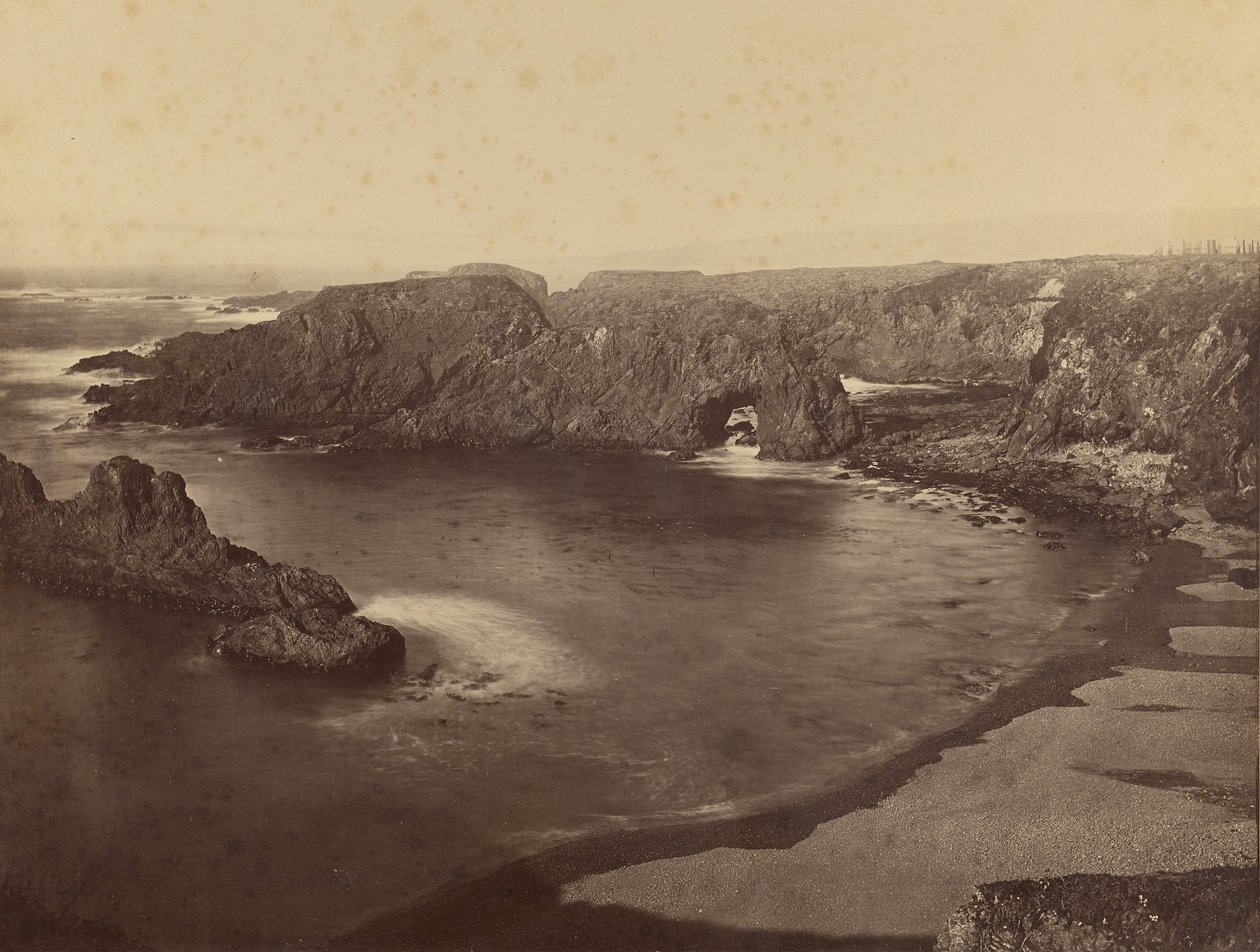 [Pohled na pobřeží Tichého oceánu] / [Pobřeží Mendocino] od Carleton Watkins