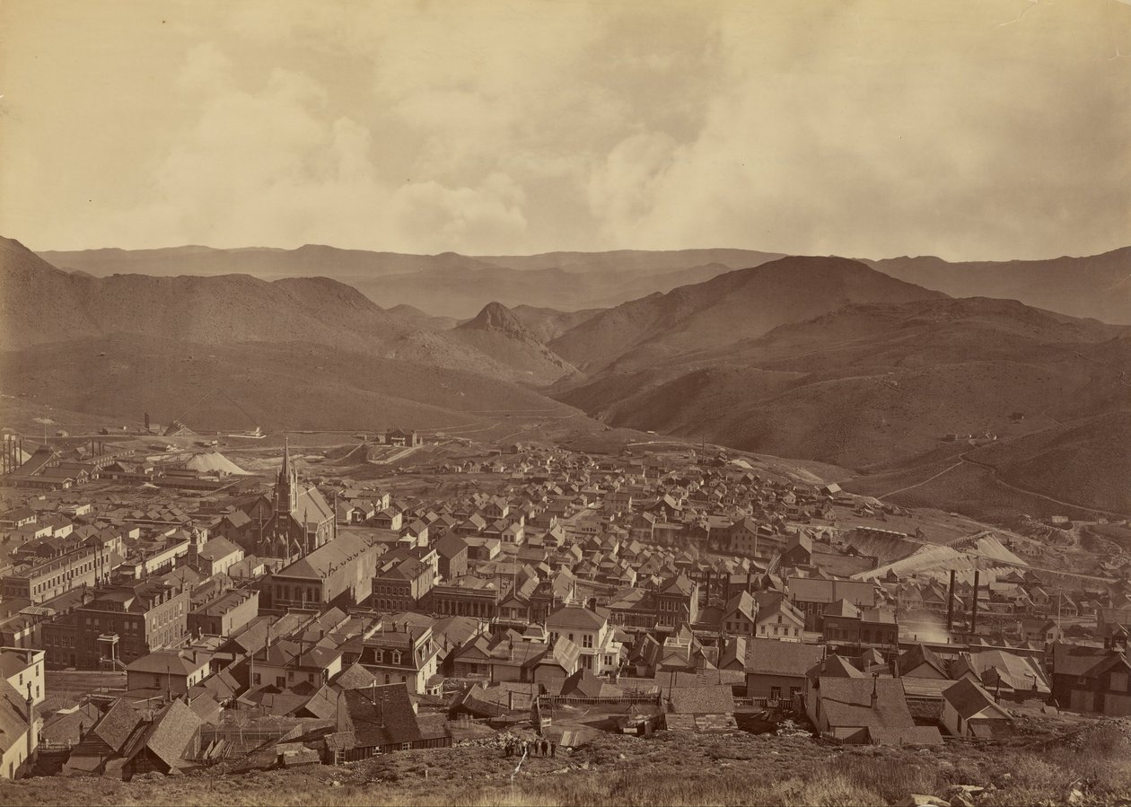 Virginia City, Nevada od Carleton Watkins