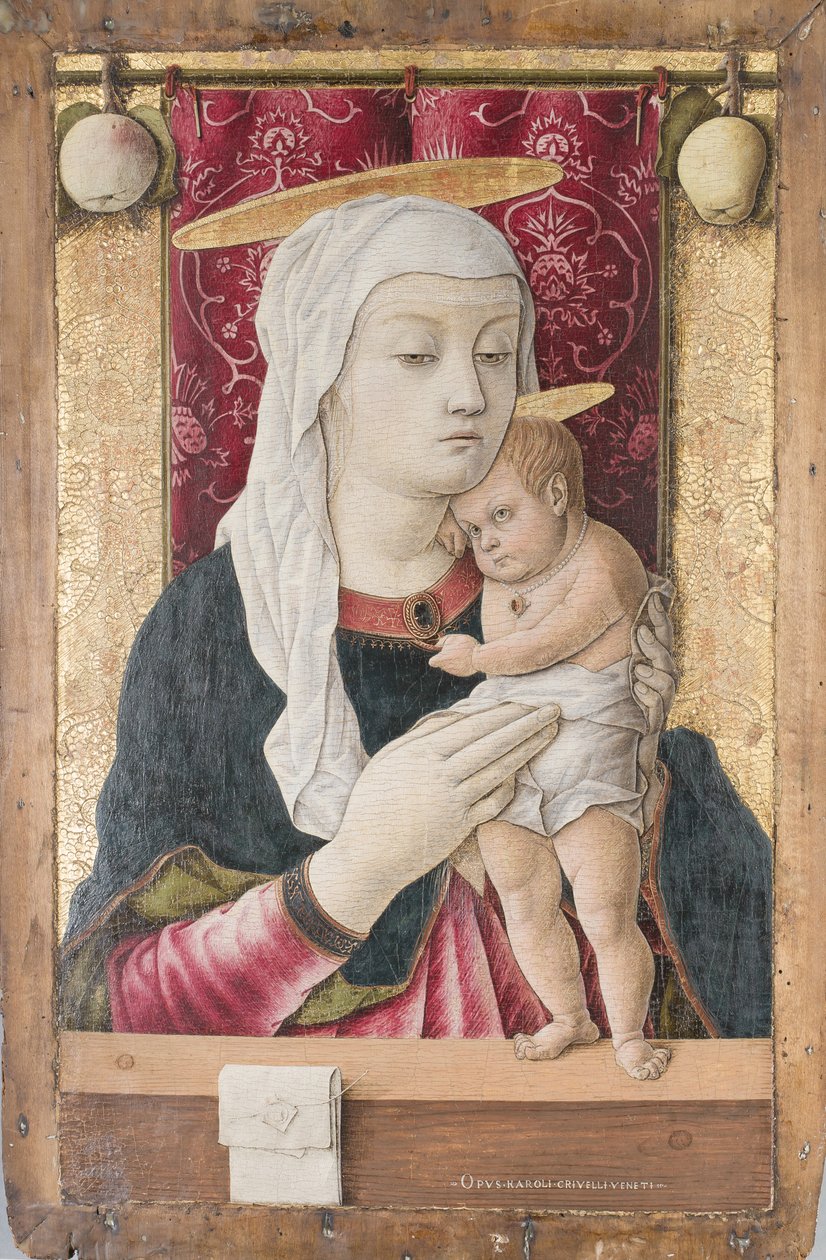 Madonna and Child, c.1468 (tempera a olej na panelu) od Carlo Crivelli