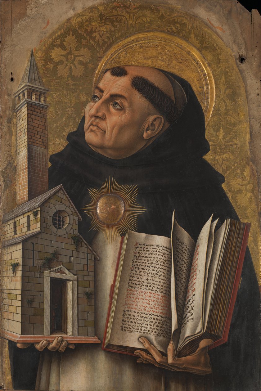 Svatý Tomáš Akvinský od Carlo Crivelli
