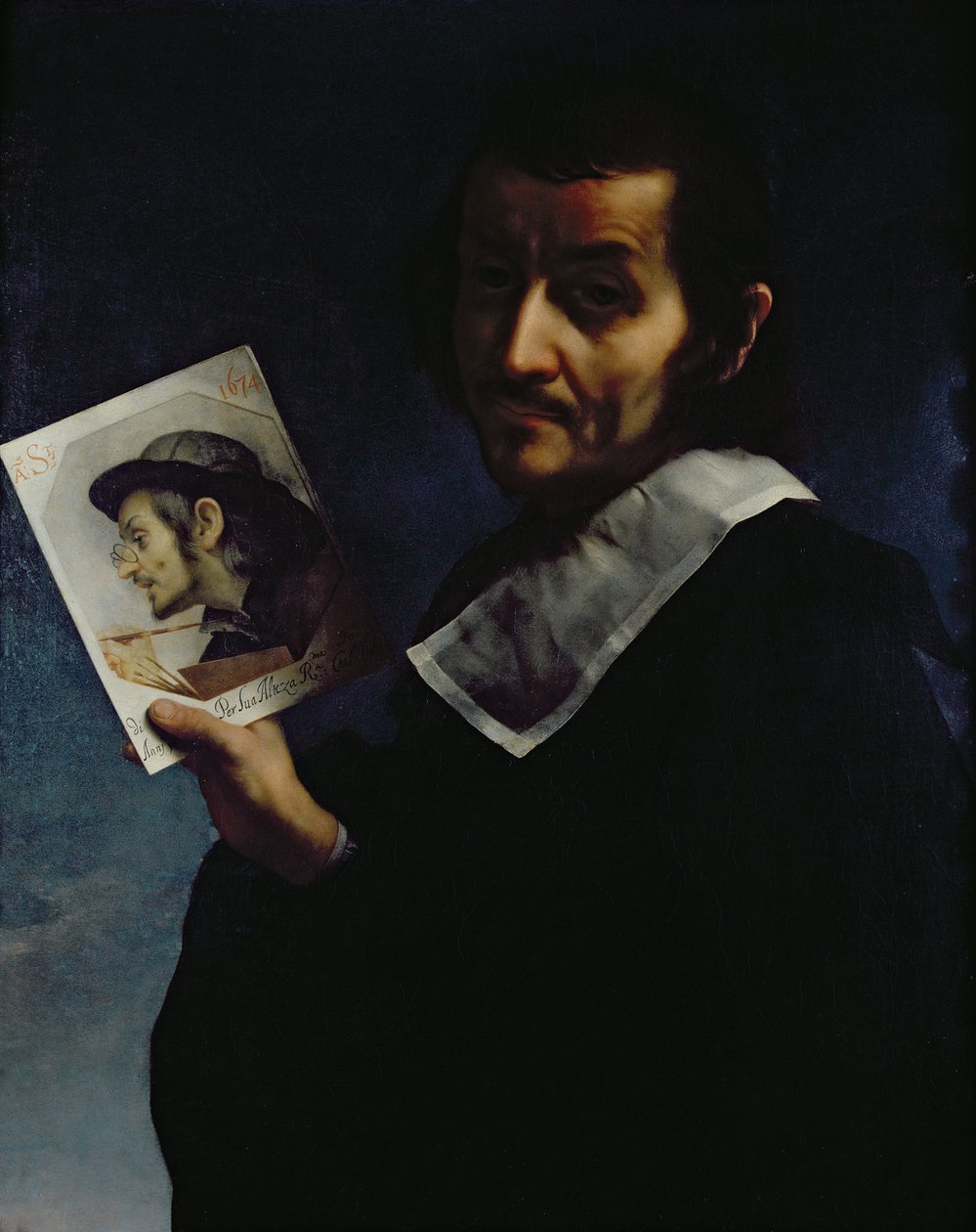 Autoportrét, 1674 od Carlo Dolci