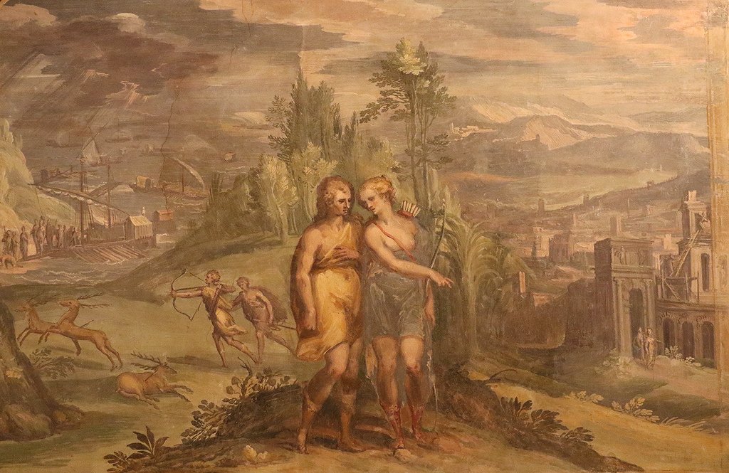 Venuše a Aeneas od Carlo Urbino