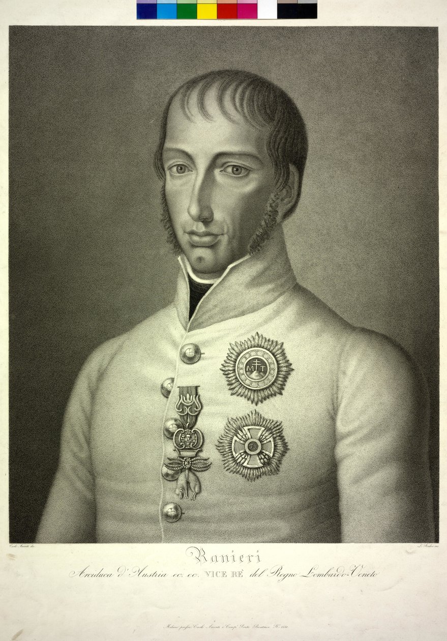 Rakouský arcivévoda Rainer od Carlo Arienti