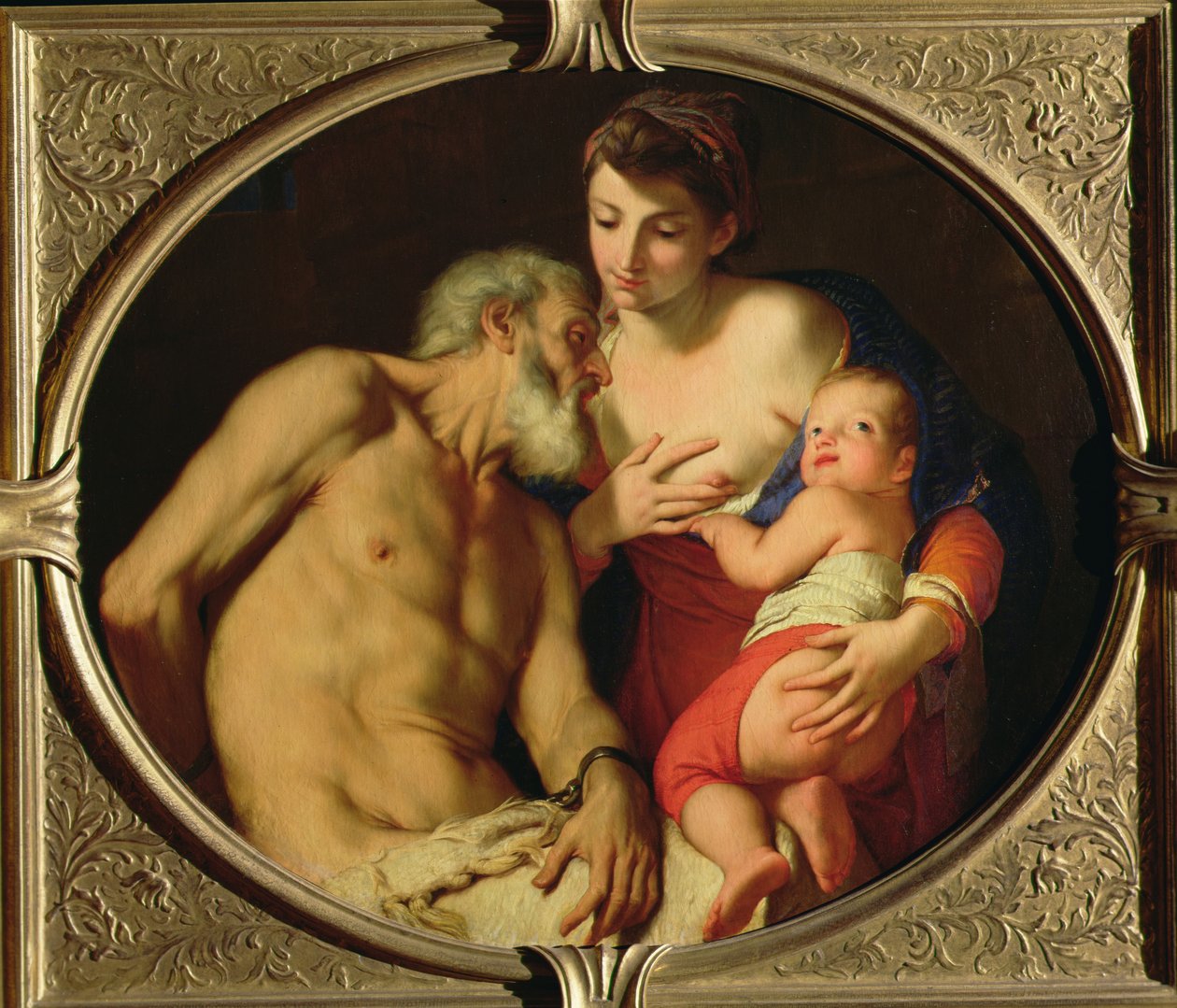 Římská charita (Cimon a Pero), c.16901700 od Carlo Cignani