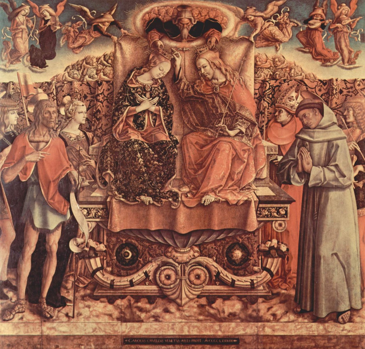 Korunovace Panny Marie od Carlo Crivelli