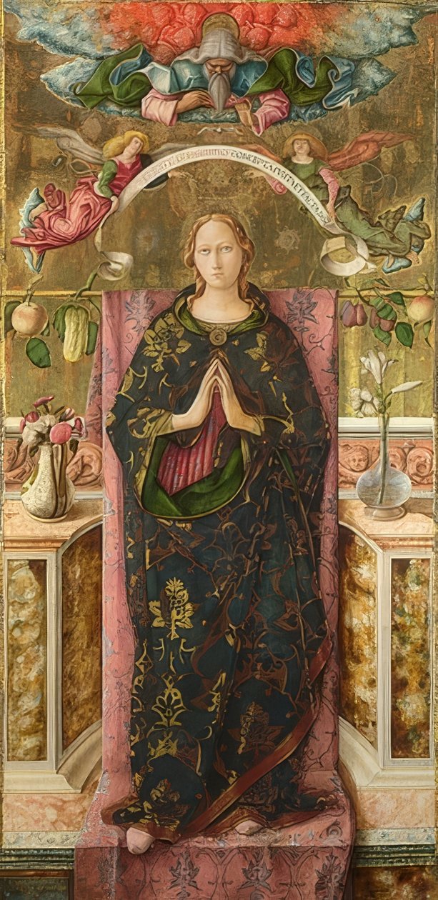 Neposkvrněné početí. 1492 od Carlo Crivelli