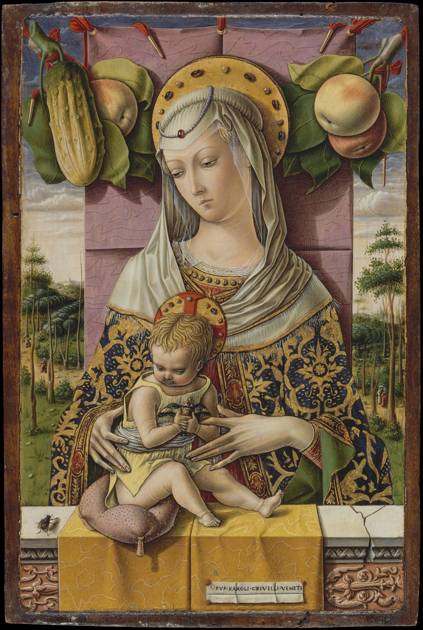 Madonna a dítě, ca. 1480. od Carlo Crivelli