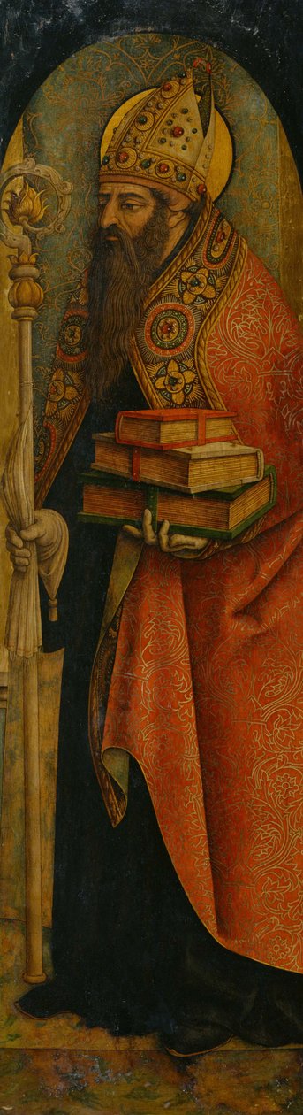 Svatý Augustin, 80. léta 14. století od Carlo Crivelli