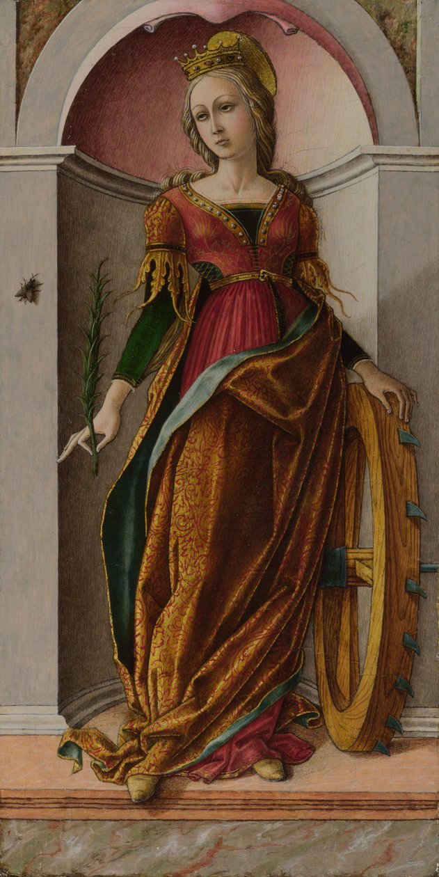 Svatá Kateřina Alexandrijská, c. 1492 od Carlo Crivelli