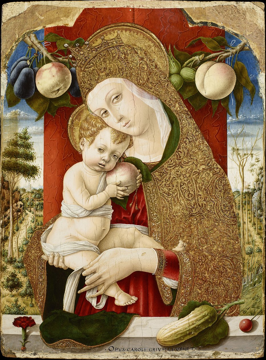 Panna a dítě, 1482-1483 od Carlo Crivelli